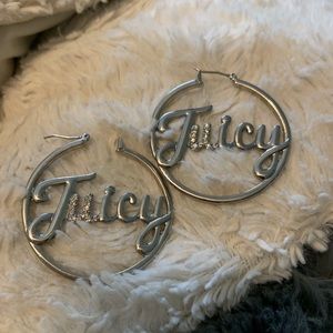 Juicy Couture hoop earrings